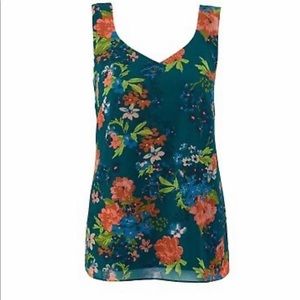Cabi Size L Still Life Cami 3449 Floral Top